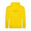Dospělá mikina Premium back yellow