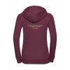 Dámská mikina luxury back burgundy