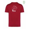 Dospělé EKO tričko Premium Hibiscus red (Tmavě červená)