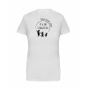 Dámské tričko premium back white