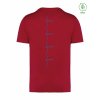 Dospělé EKO tričko Premium Hibiscus red (Tmavě červená)