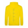 Dospělá mikina Premium back yellow