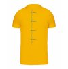 Pánské tričko premium back yellow