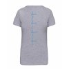 Dámské tričko premium back grey