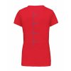 Dámské tričko premium back red