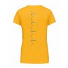 Dámské tričko premium back yellow