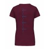 Dámské tričko premium back burgundy