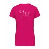 Dámské tričko premium back fuchsia