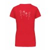 Dámské tričko premium back red