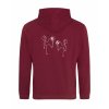 Dospělá mikina Premium back burgundy