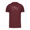 Pánské tričko premium back burgundy