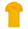 Pánské tričko premium back yellow