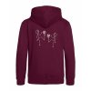 Dětská mikina Premium back burgundy