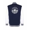 College mikina back navy