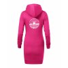 Dámské mikinové šaty Hot Pink (Sytá růžová)