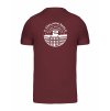 Pánské tričko premium back burgundy