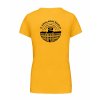 Dámské tričko premium back yellow