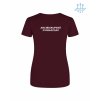 Dámské funkční tričko Burgundy (Vínová)