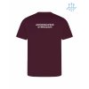 Dětské funkční tričko Burgundy (Vínová)