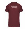 Pánské tričko premium back burgundy