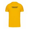 Pánské tričko premium back yellow