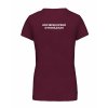 Dámské tričko premium back burgundy