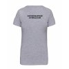 Dámské tričko premium back grey