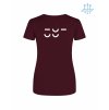 Dámské funkční tričko Burgundy (Vínová)