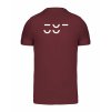 Pánské tričko premium back burgundy