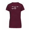 Dámské tričko premium back burgundy