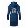 Dámské mikinové šaty Midnight blue (Půlnoční modrá)