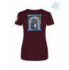 Dámské funkční tričko Burgundy (Vínová)