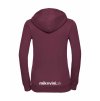 Dámská mikina luxury back burgundy