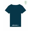 Dámské EKO tričko Premium Peacock blue (Modrozelená)