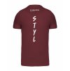 Pánské tričko premium back burgundy