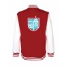 College mikina back red