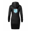Dámské mikinové šaty Black (Černá)