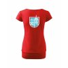 Dámské tričko s dolním lemem Red (červená)