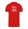 Pánské tričko premium back red