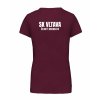 Dámské tričko premium back burgundy
