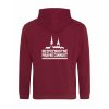 Dospělá mikina Premium back burgundy