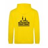 Dospělá mikina Premium back yellow