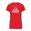 Dámské tričko premium back red