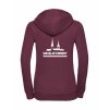 Dámská mikina luxury back burgundy