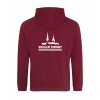 Dospělá mikina Premium back burgundy