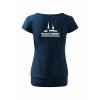 Dámské tričko s dolním lemem Midnight blue (Půlnoční modrá)