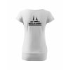 Dámské tričko s dolním lemem White (Bílá)