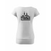 Dámské tričko s dolním lemem White (Bílá)