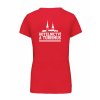 Dámské tričko premium back red