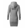 Dámské mikinové šaty Heather grey (Melírově šedá)
